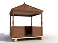 A wooden gazebo Ã¢ââ2